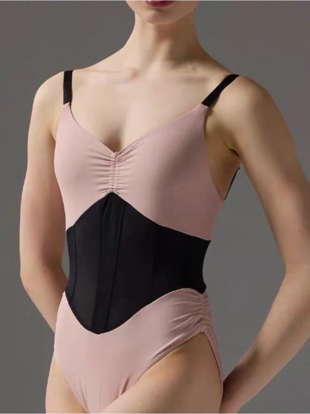 EUC Bodile Australia Yasmina corset style ballet dance leotard s/m